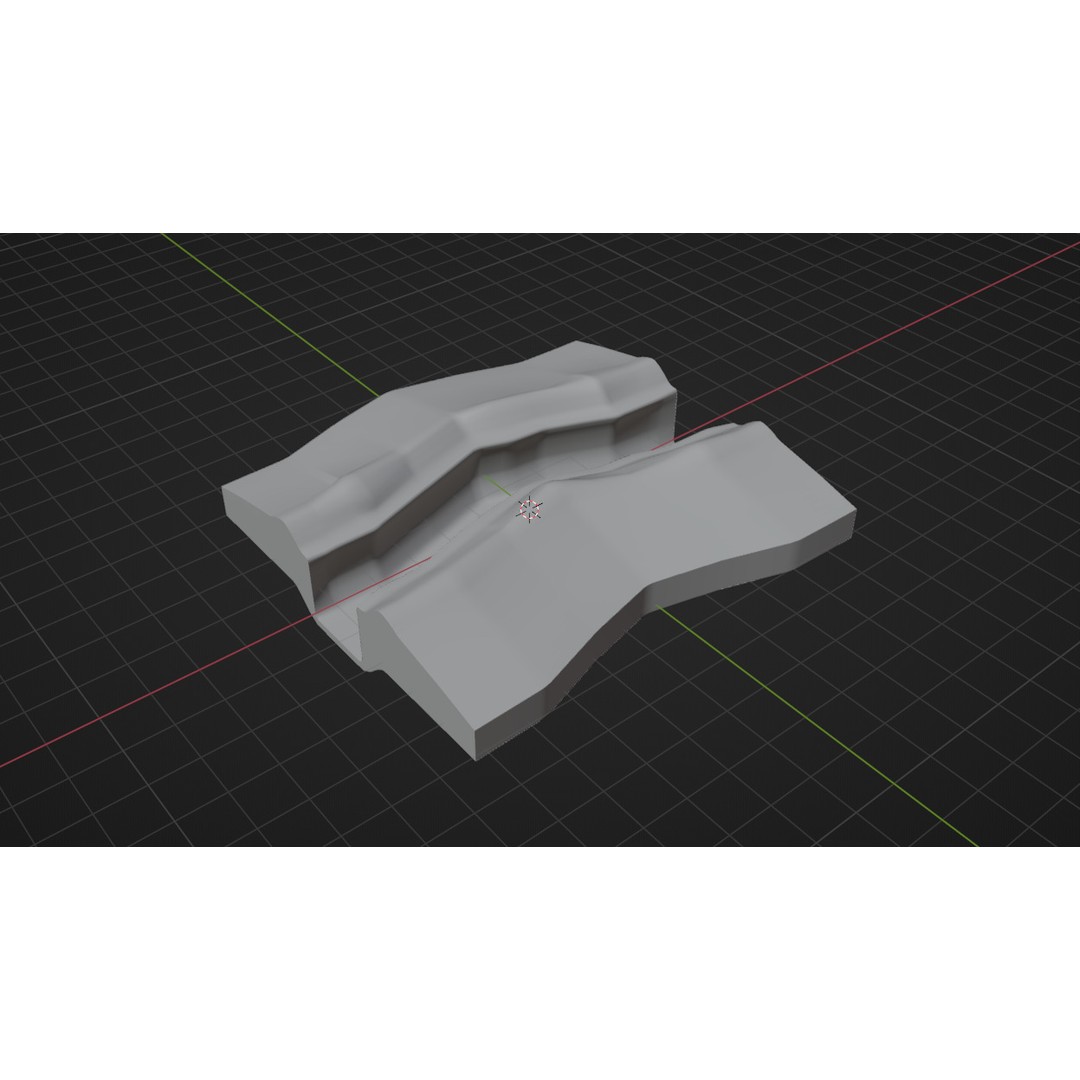 Ukraine Trenches 3D Model – Low Poly Military Asset, FBX - View 9