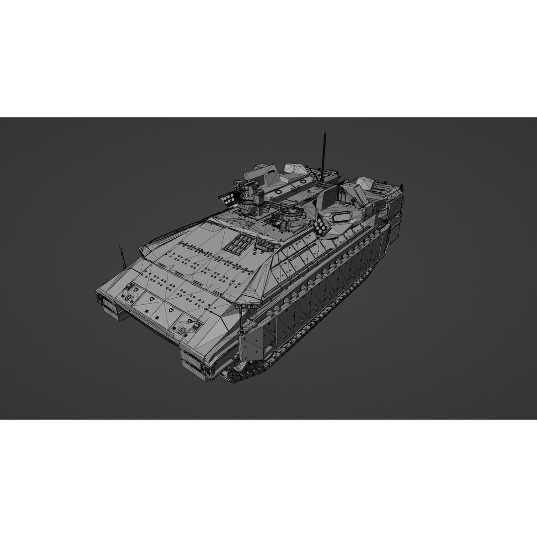 IDF Namer APC 3D Model – Highly Detailed Armored Personnel Carrier, FBX