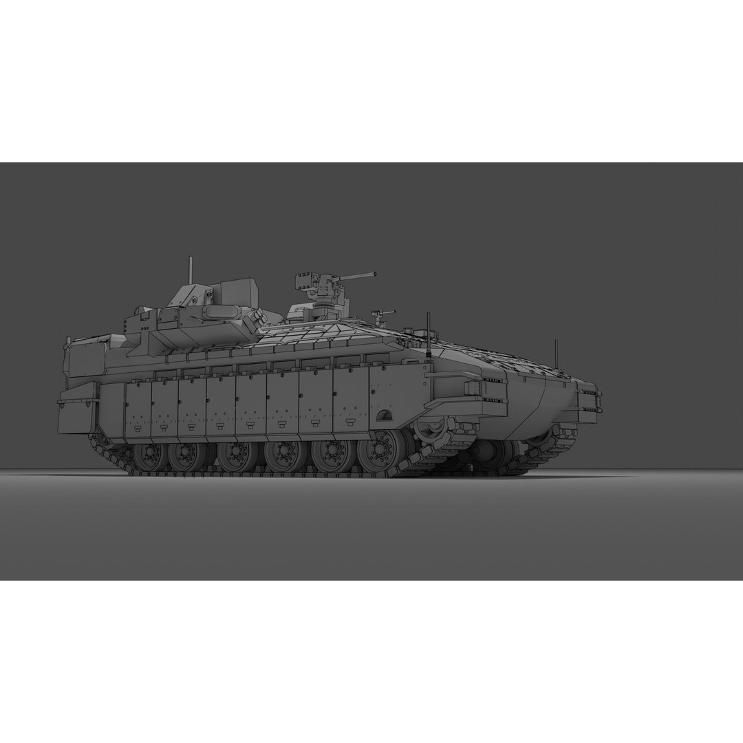 IDF Namer APC 3D Model – Highly Detailed Armored Personnel Carrier, FBX - View 4