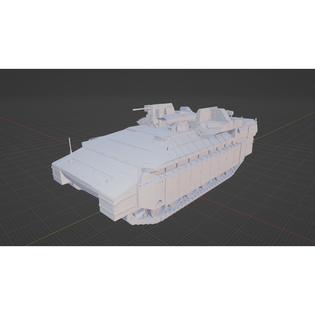 IDF Namer APC 3D Model – Highly Detailed Armored Personnel Carrier, FBX - View 6