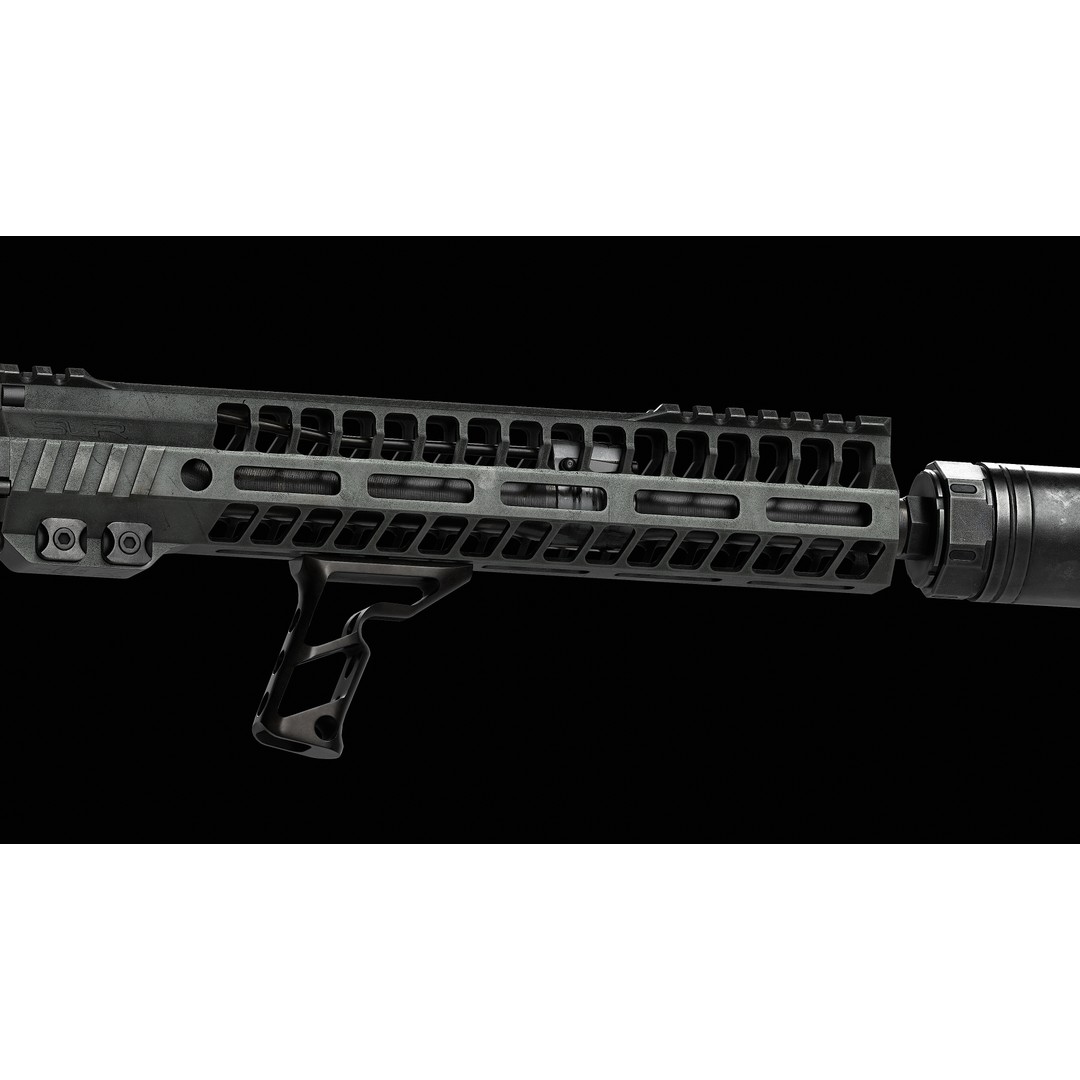 AR 15 SLR 3D Model – Low Poly Game Ready Asset, FBX, OBJ, Blender - View 16