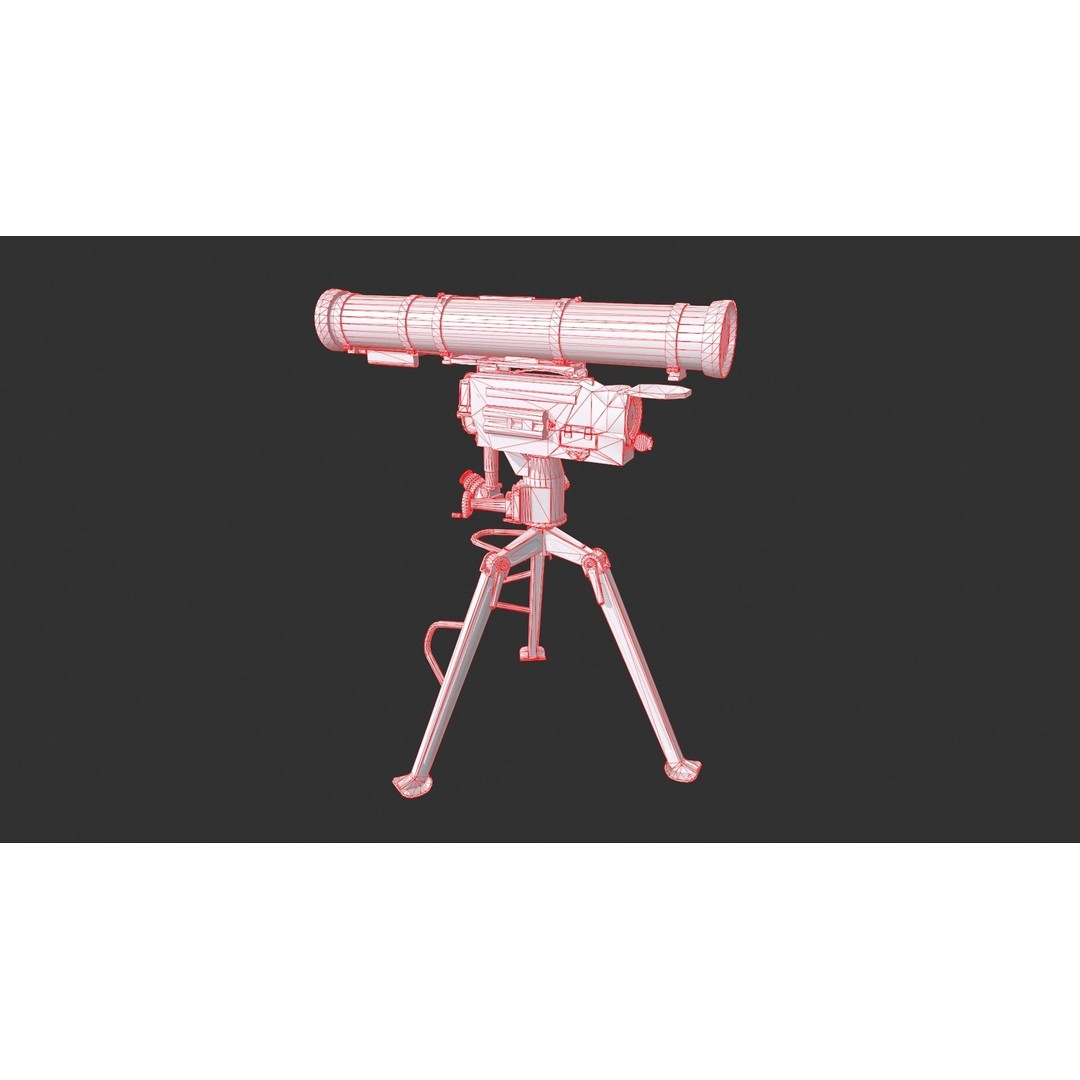 9M133 Kornet 3D Model – Low Poly Game Asset with PBR Textures - View 10