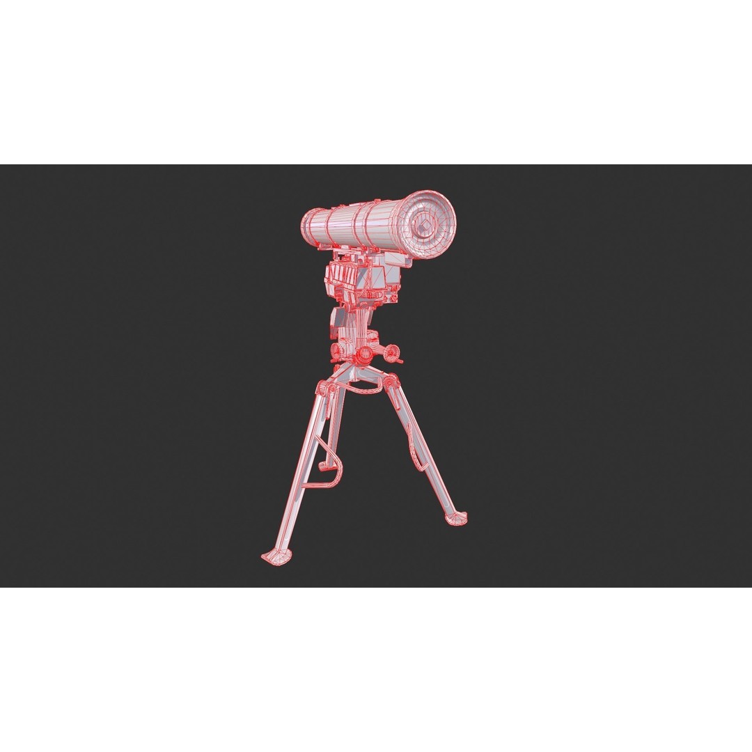 9M133 Kornet 3D Model – Low Poly Game Asset with PBR Textures - View 12