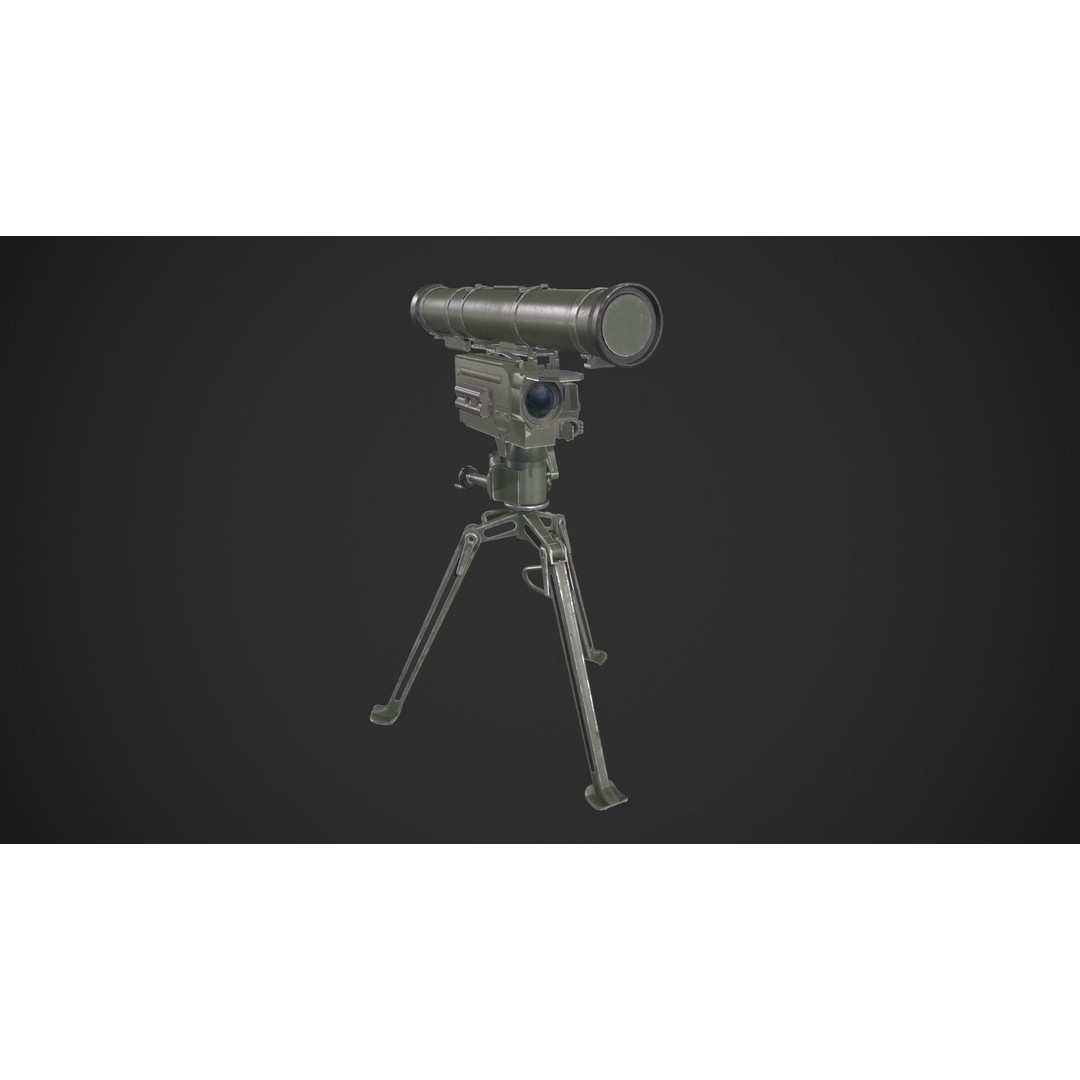 9M133 Kornet 3D Model – Low Poly Game Asset with PBR Textures - View 13