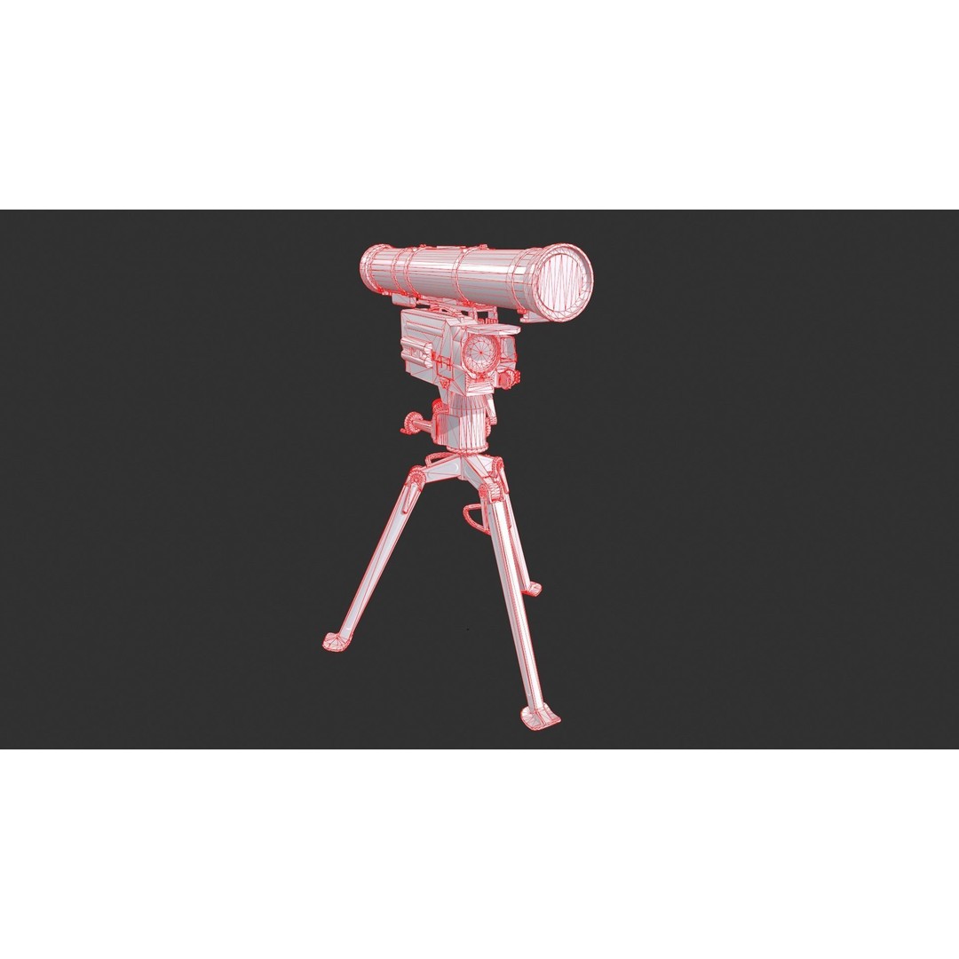 9M133 Kornet 3D Model – Low Poly Game Asset with PBR Textures - View 14