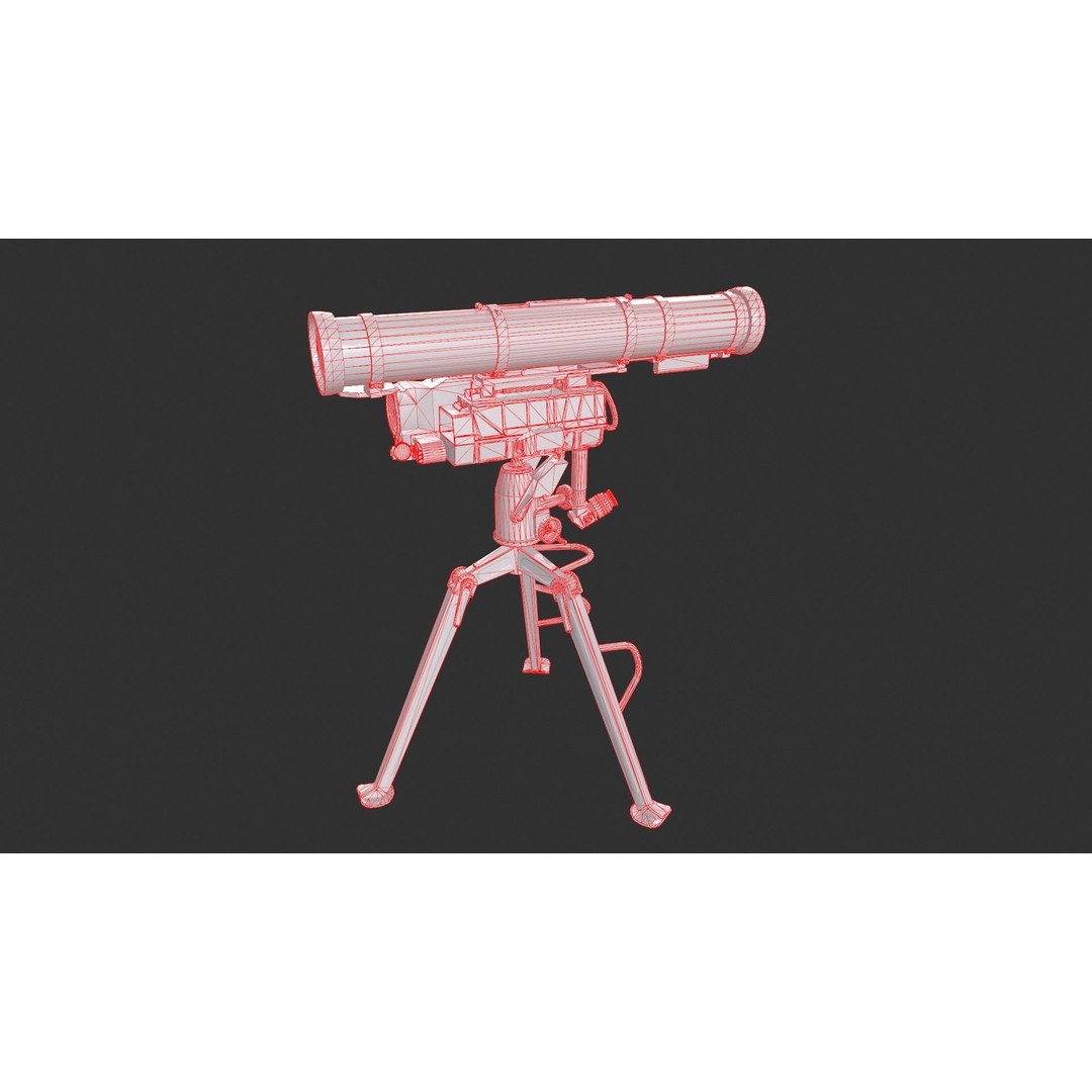 9M133 Kornet 3D Model – Low Poly Game Asset with PBR Textures - View 8