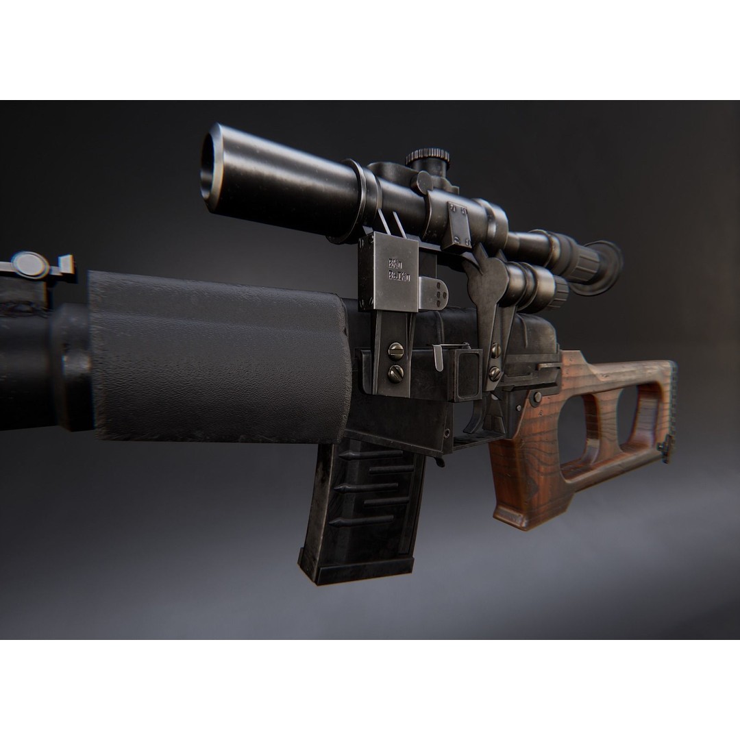 AAA Weapon Pack 3D Model – Game Ready Low Poly PBR Asset, FBX