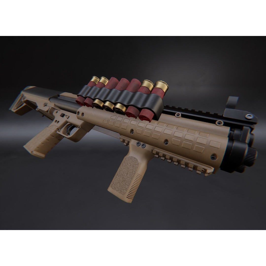 AAA Weapon Pack 3D Model – Game Ready Low Poly PBR Asset, FBX - View 102