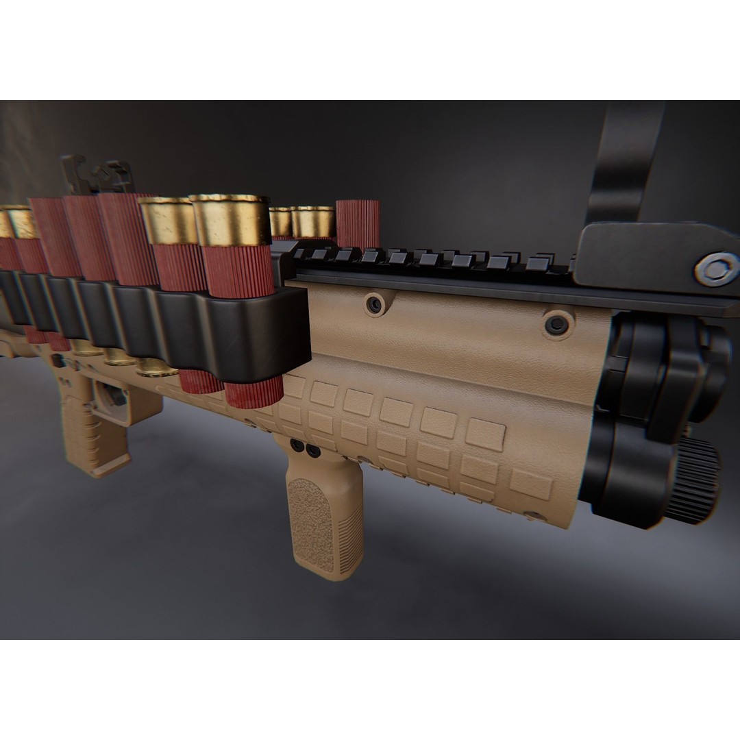 AAA Weapon Pack 3D Model – Game Ready Low Poly PBR Asset, FBX - View 104