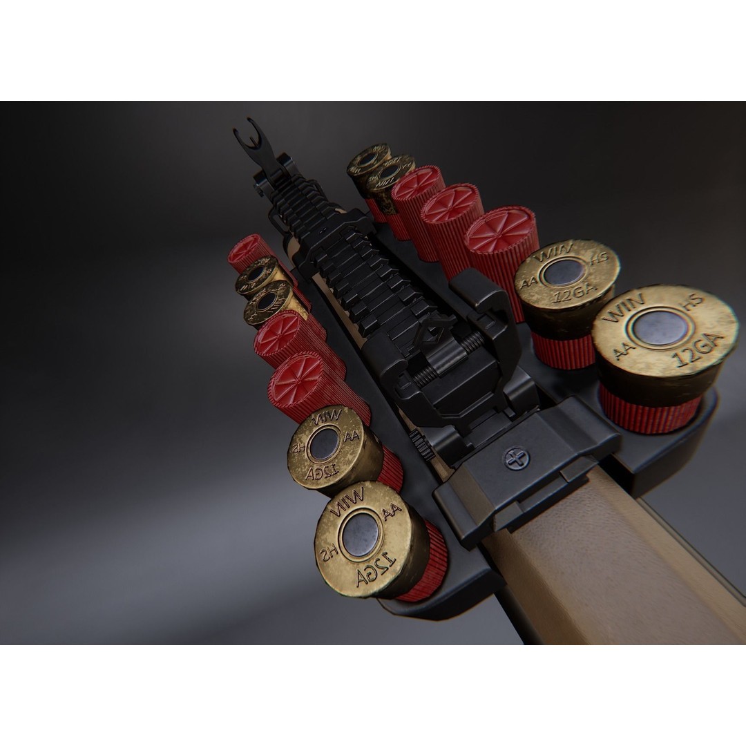 AAA Weapon Pack 3D Model – Game Ready Low Poly PBR Asset, FBX - View 105
