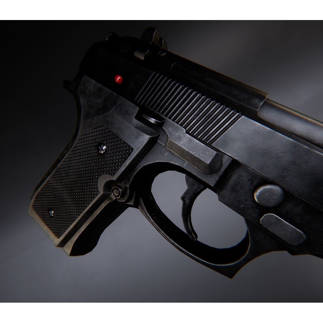 AAA Weapon Pack 3D Model – Game Ready Low Poly PBR Asset, FBX - View 106