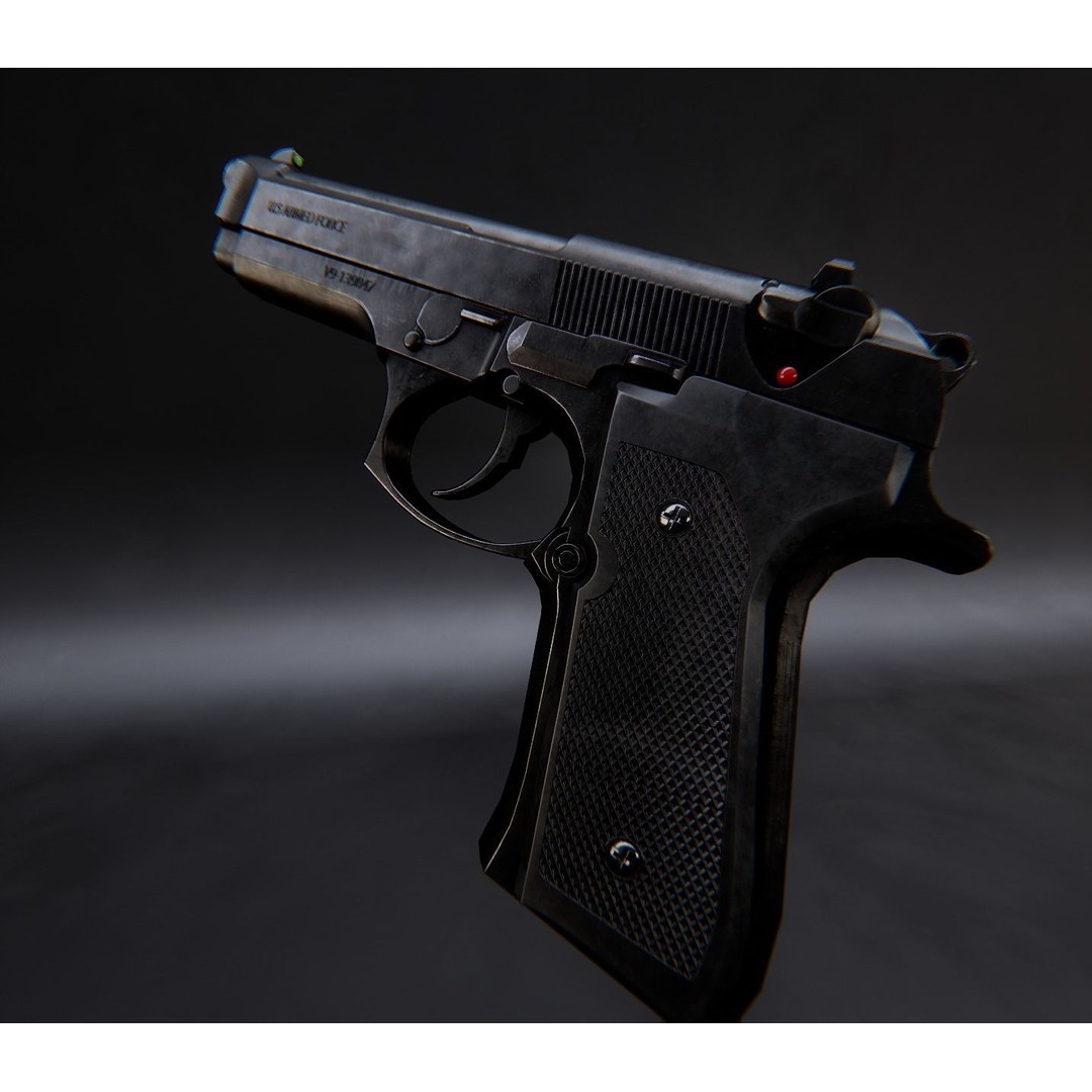 AAA Weapon Pack 3D Model – Game Ready Low Poly PBR Asset, FBX - View 108