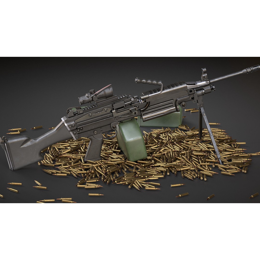 AAA Weapon Pack 3D Model – Game Ready Low Poly PBR Asset, FBX - View 11