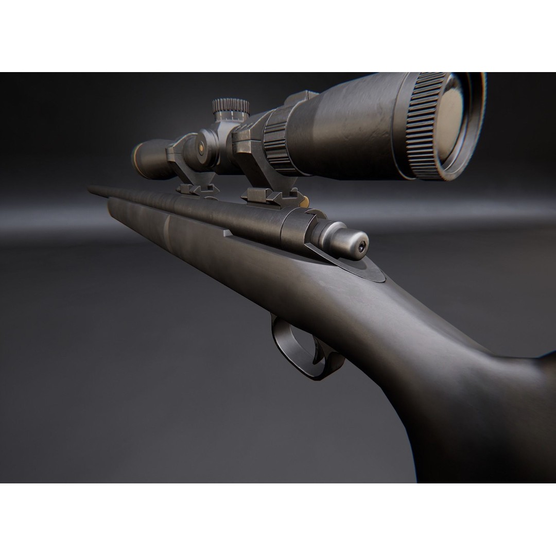 AAA Weapon Pack 3D Model – Game Ready Low Poly PBR Asset, FBX - View 111