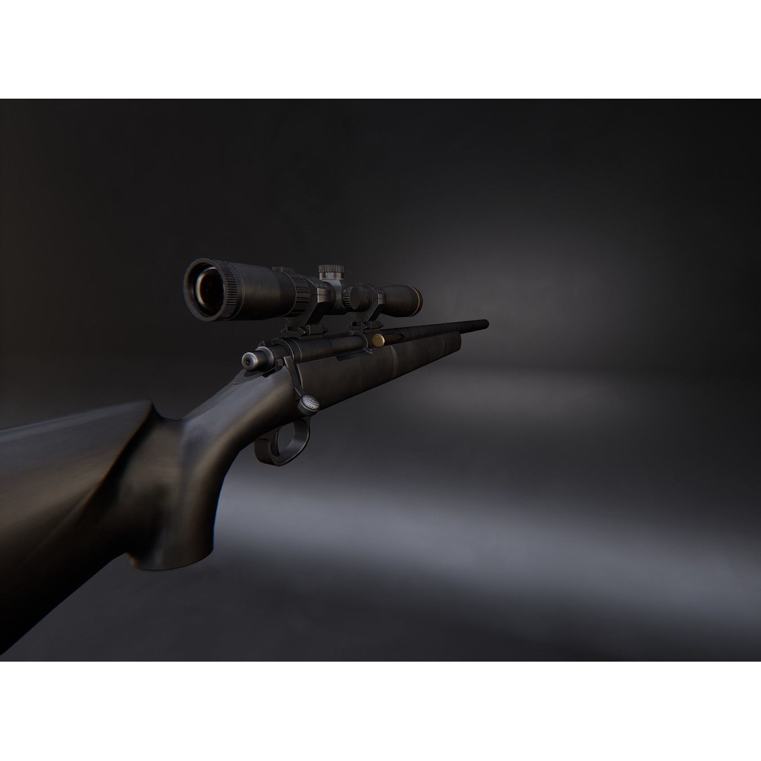 AAA Weapon Pack 3D Model – Game Ready Low Poly PBR Asset, FBX - View 114