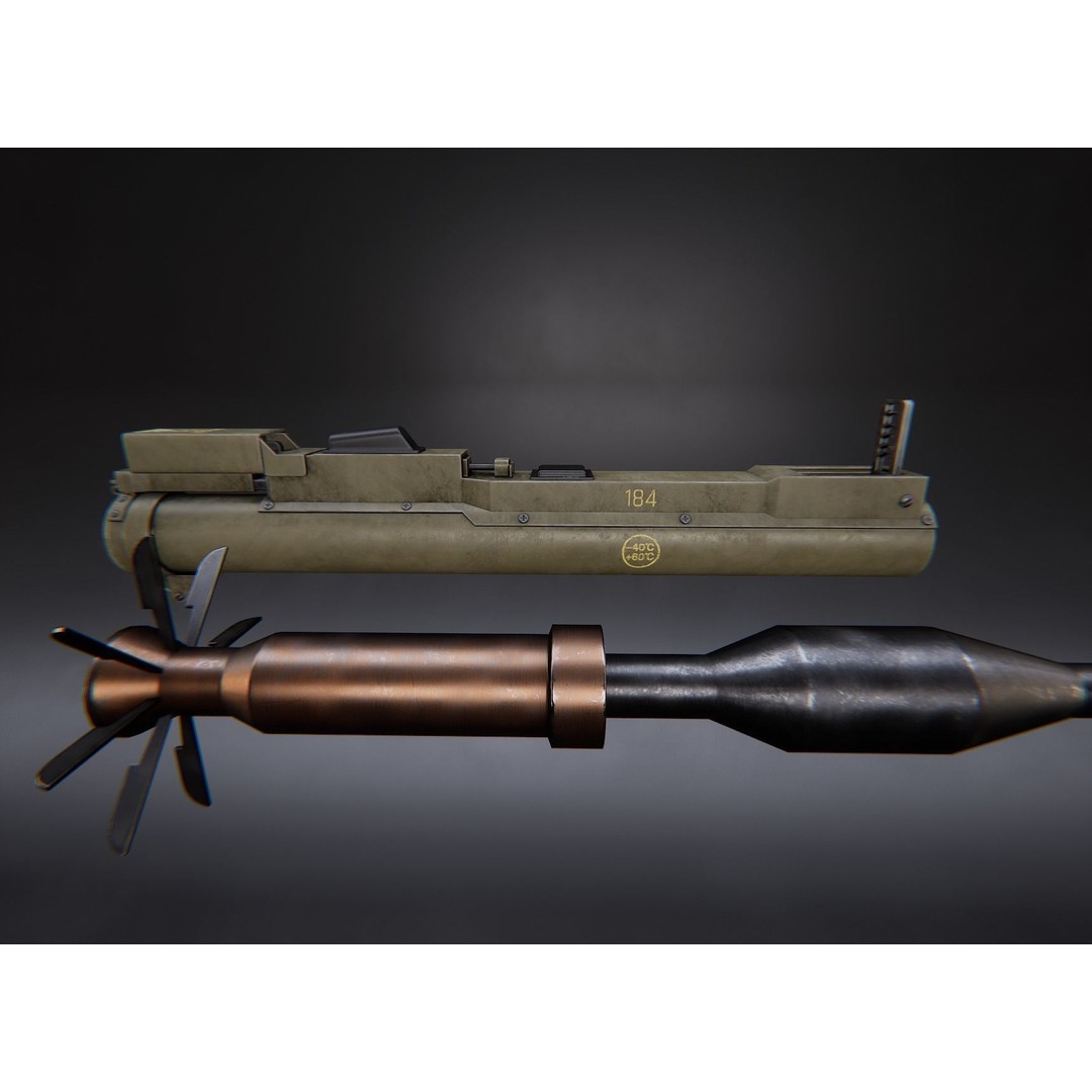 AAA Weapon Pack 3D Model – Game Ready Low Poly PBR Asset, FBX - View 115