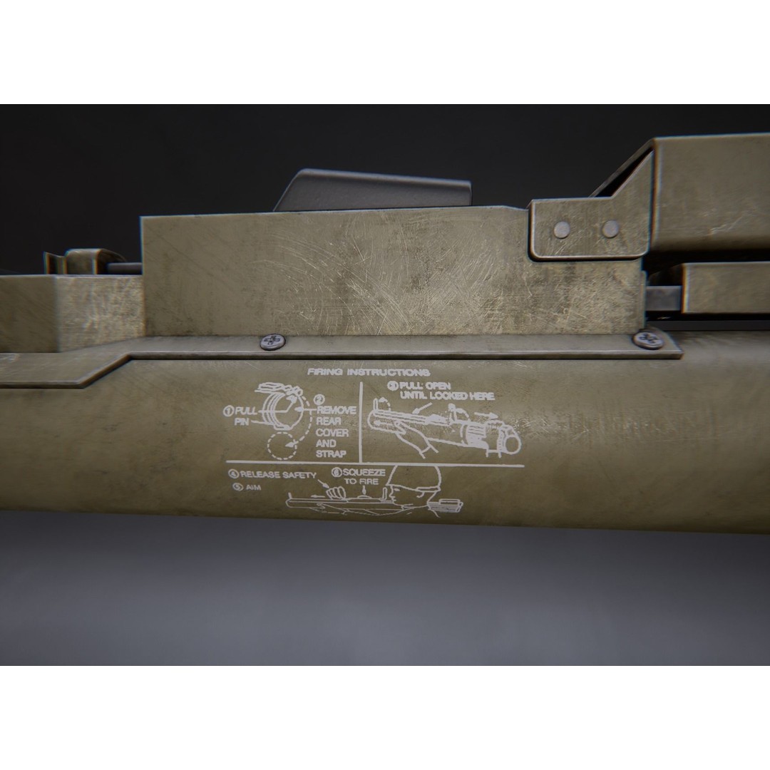 AAA Weapon Pack 3D Model – Game Ready Low Poly PBR Asset, FBX - View 116
