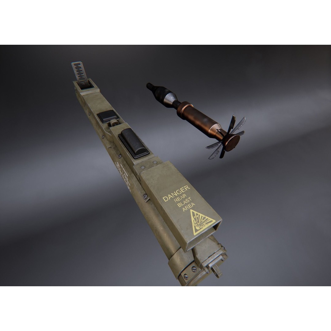 AAA Weapon Pack 3D Model – Game Ready Low Poly PBR Asset, FBX - View 117