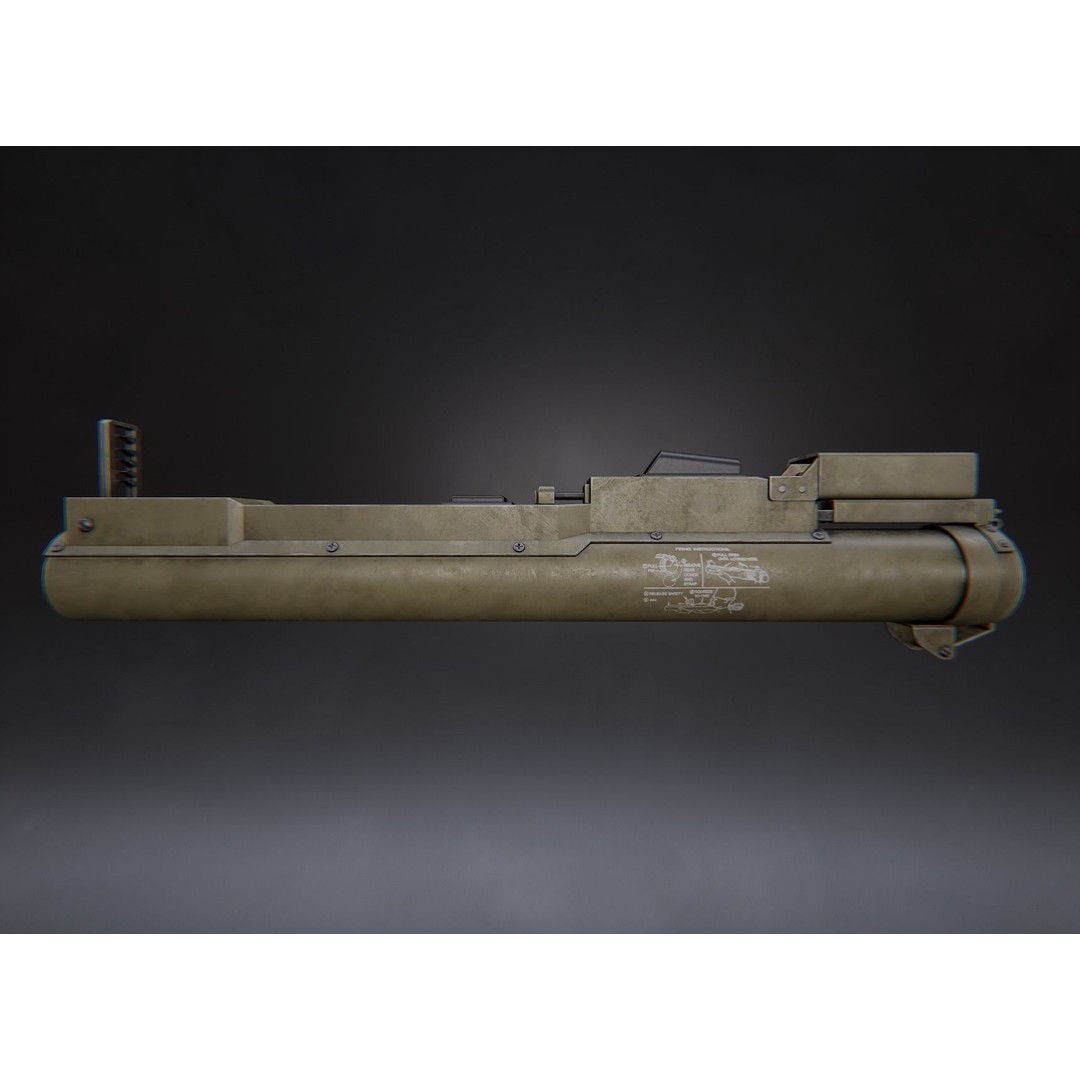AAA Weapon Pack 3D Model – Game Ready Low Poly PBR Asset, FBX - View 118