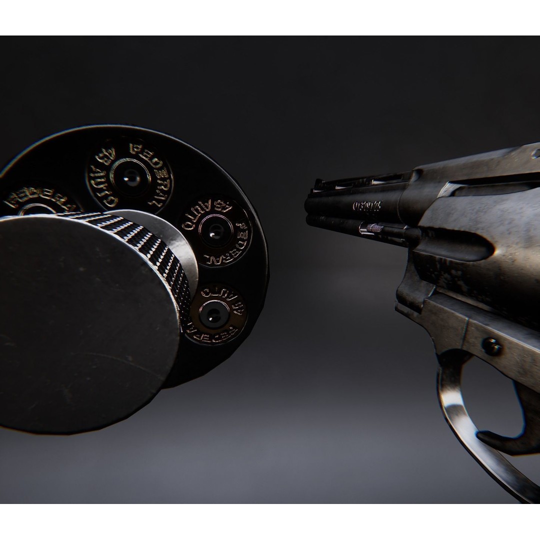 AAA Weapon Pack 3D Model – Game Ready Low Poly PBR Asset, FBX - View 124