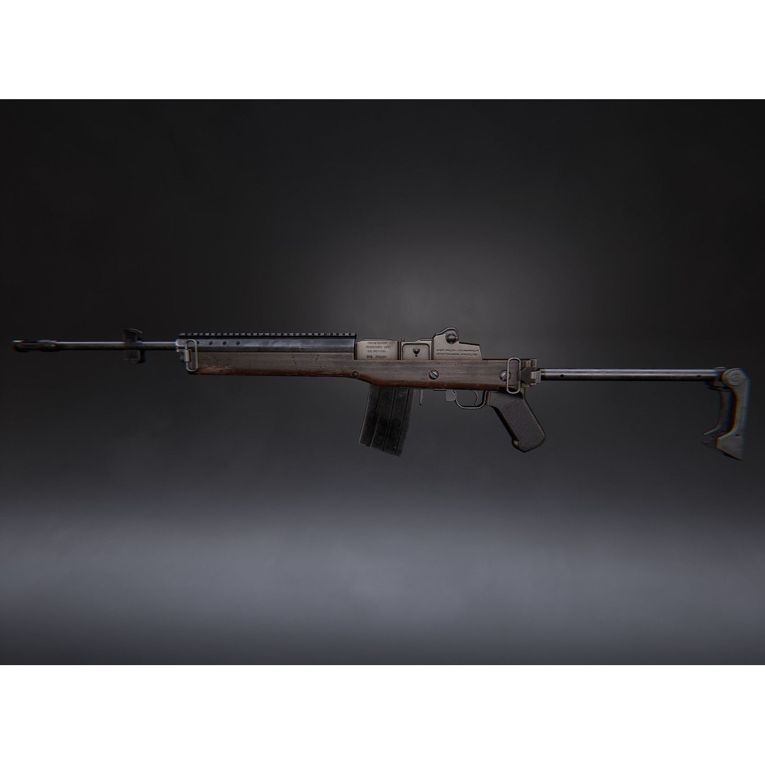 AAA Weapon Pack 3D Model – Game Ready Low Poly PBR Asset, FBX - View 125