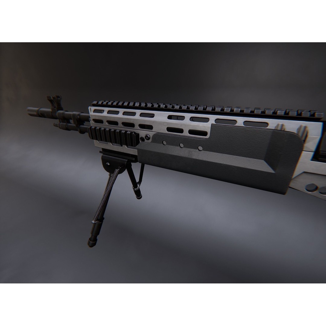 AAA Weapon Pack 3D Model – Game Ready Low Poly PBR Asset, FBX - View 129