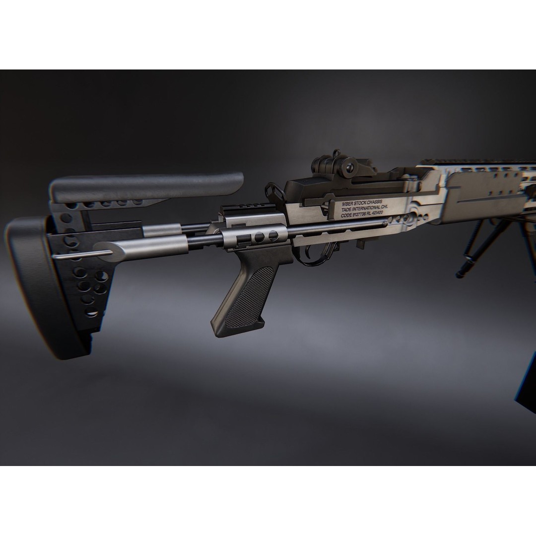 AAA Weapon Pack 3D Model – Game Ready Low Poly PBR Asset, FBX - View 130