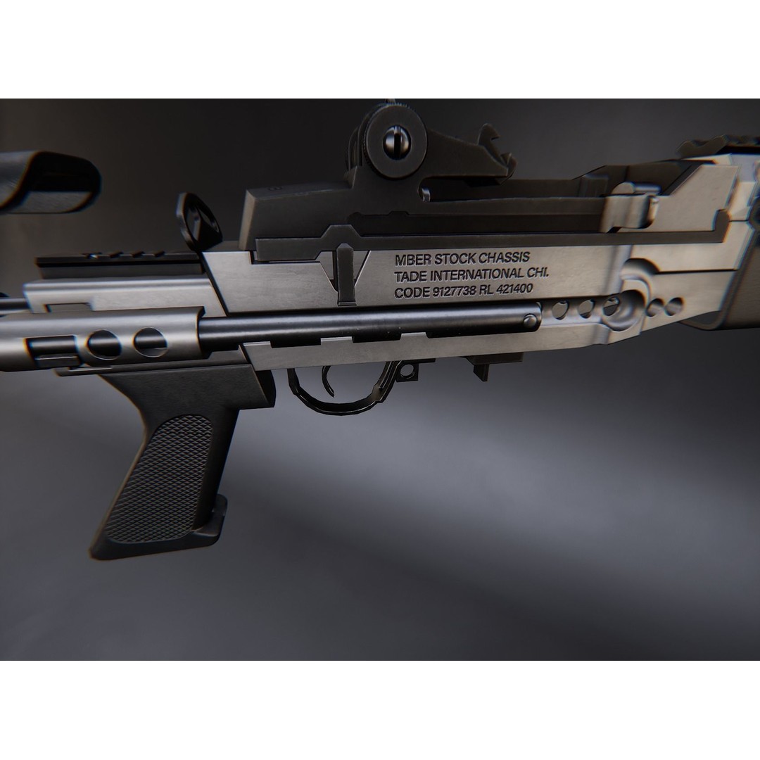 AAA Weapon Pack 3D Model – Game Ready Low Poly PBR Asset, FBX - View 131