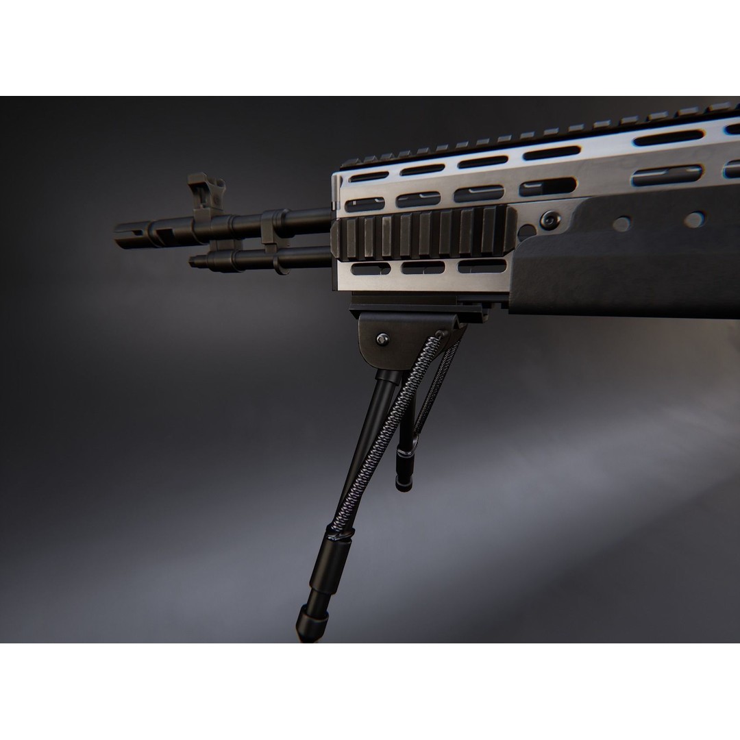 AAA Weapon Pack 3D Model – Game Ready Low Poly PBR Asset, FBX - View 132