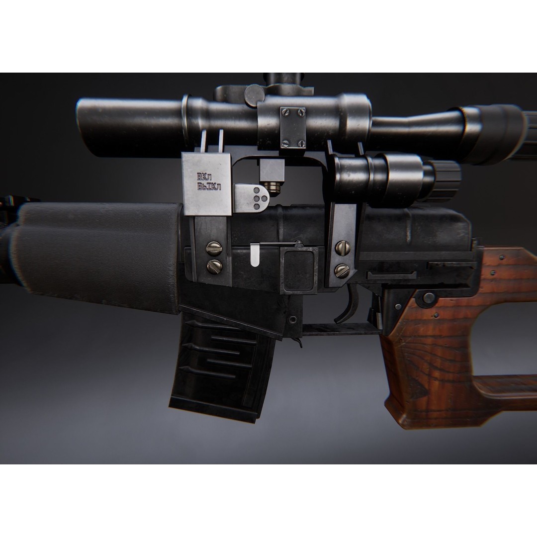AAA Weapon Pack 3D Model – Game Ready Low Poly PBR Asset, FBX - View 135