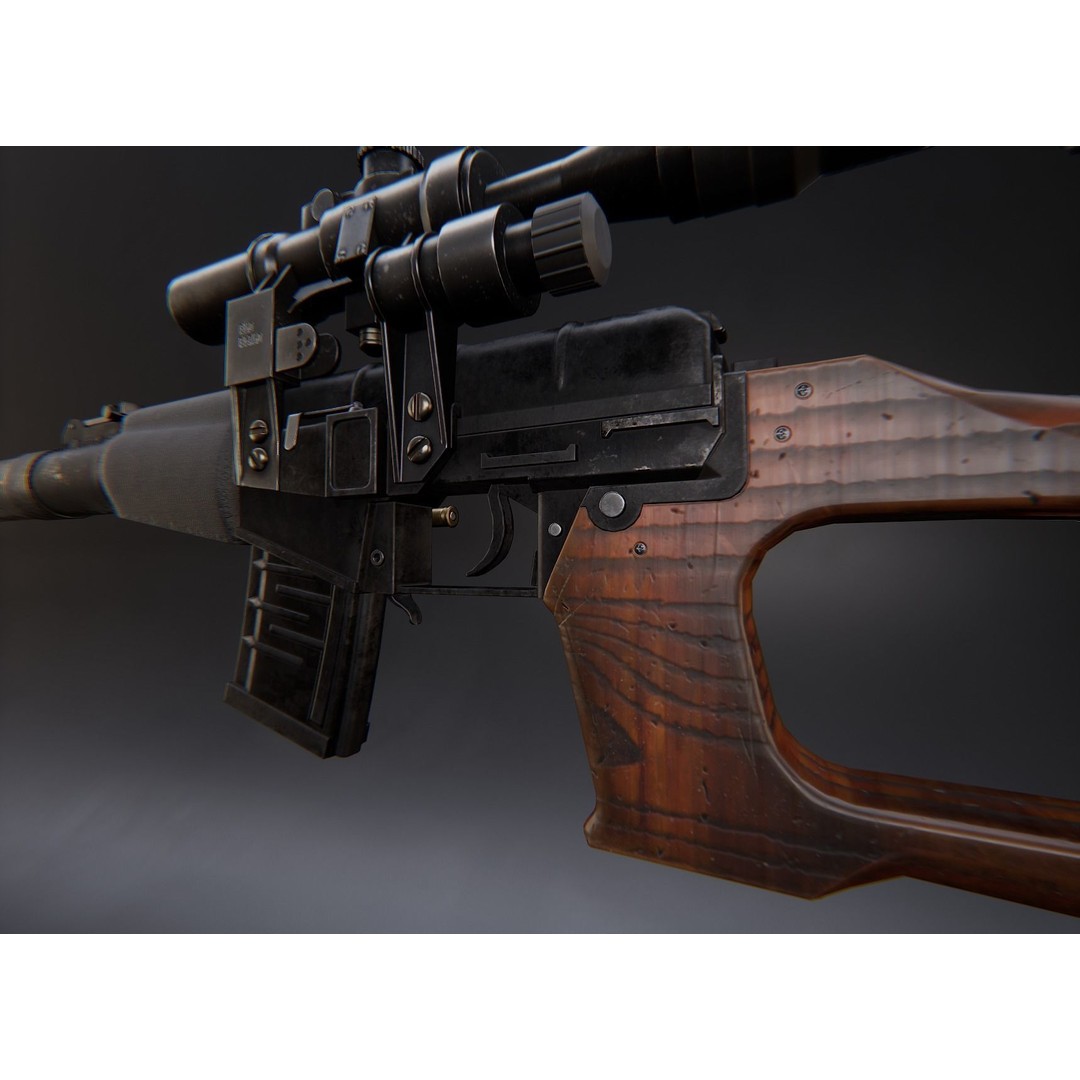 AAA Weapon Pack 3D Model – Game Ready Low Poly PBR Asset, FBX - View 136