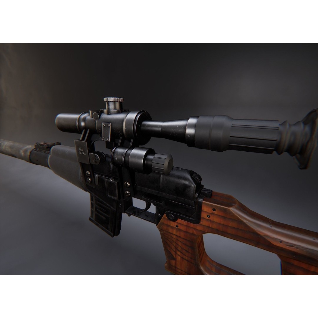 AAA Weapon Pack 3D Model – Game Ready Low Poly PBR Asset, FBX - View 138
