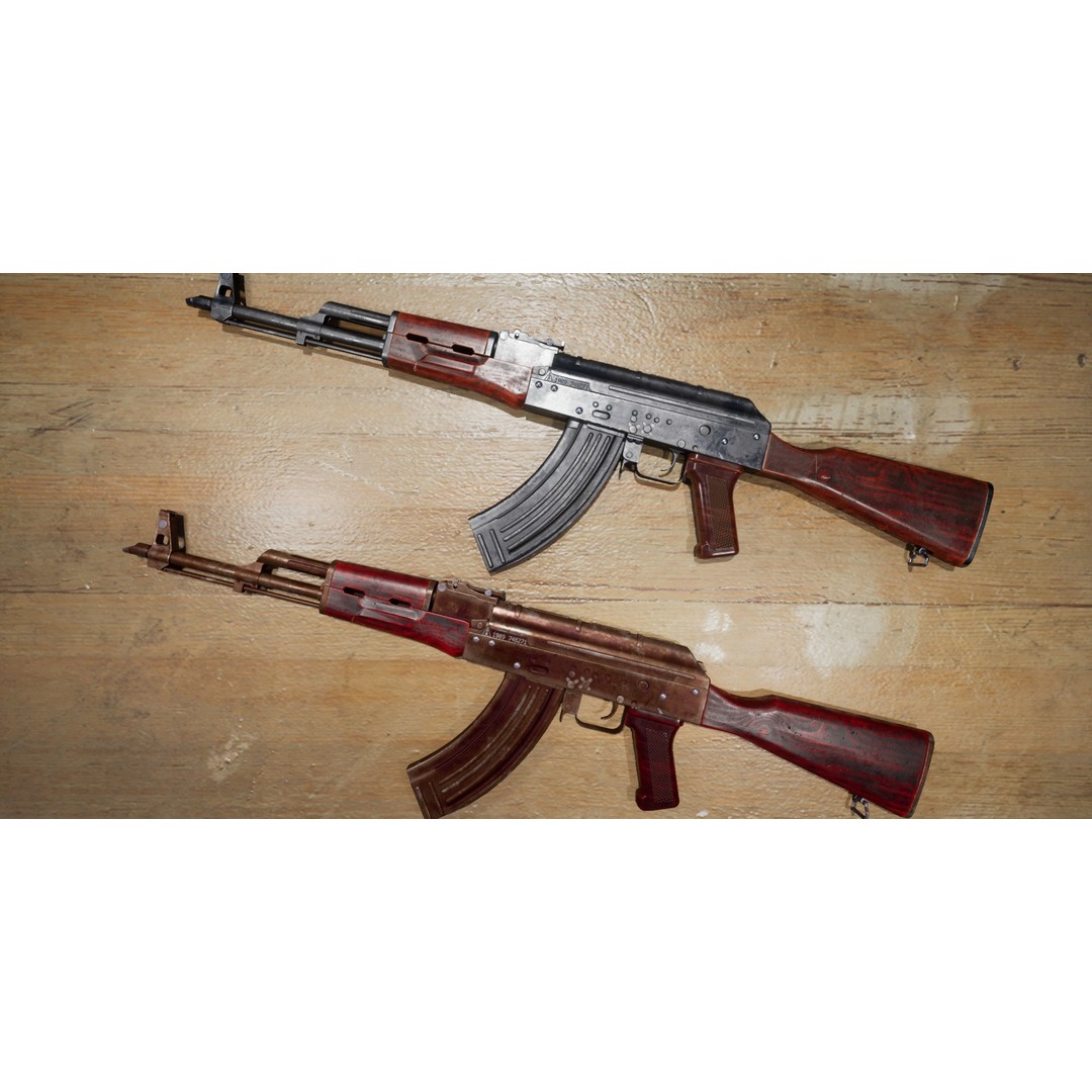 AAA Weapon Pack 3D Model – Game Ready Low Poly PBR Asset, FBX - View 17