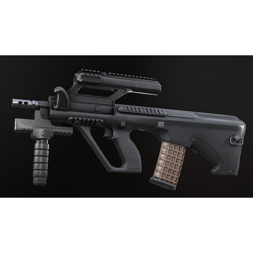 AAA Weapon Pack 3D Model – Game Ready Low Poly PBR Asset, FBX - View 18