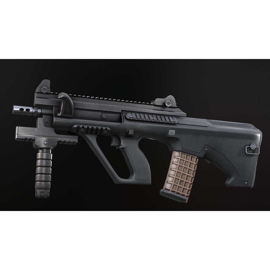 AAA Weapon Pack 3D Model – Game Ready Low Poly PBR Asset, FBX - View 19