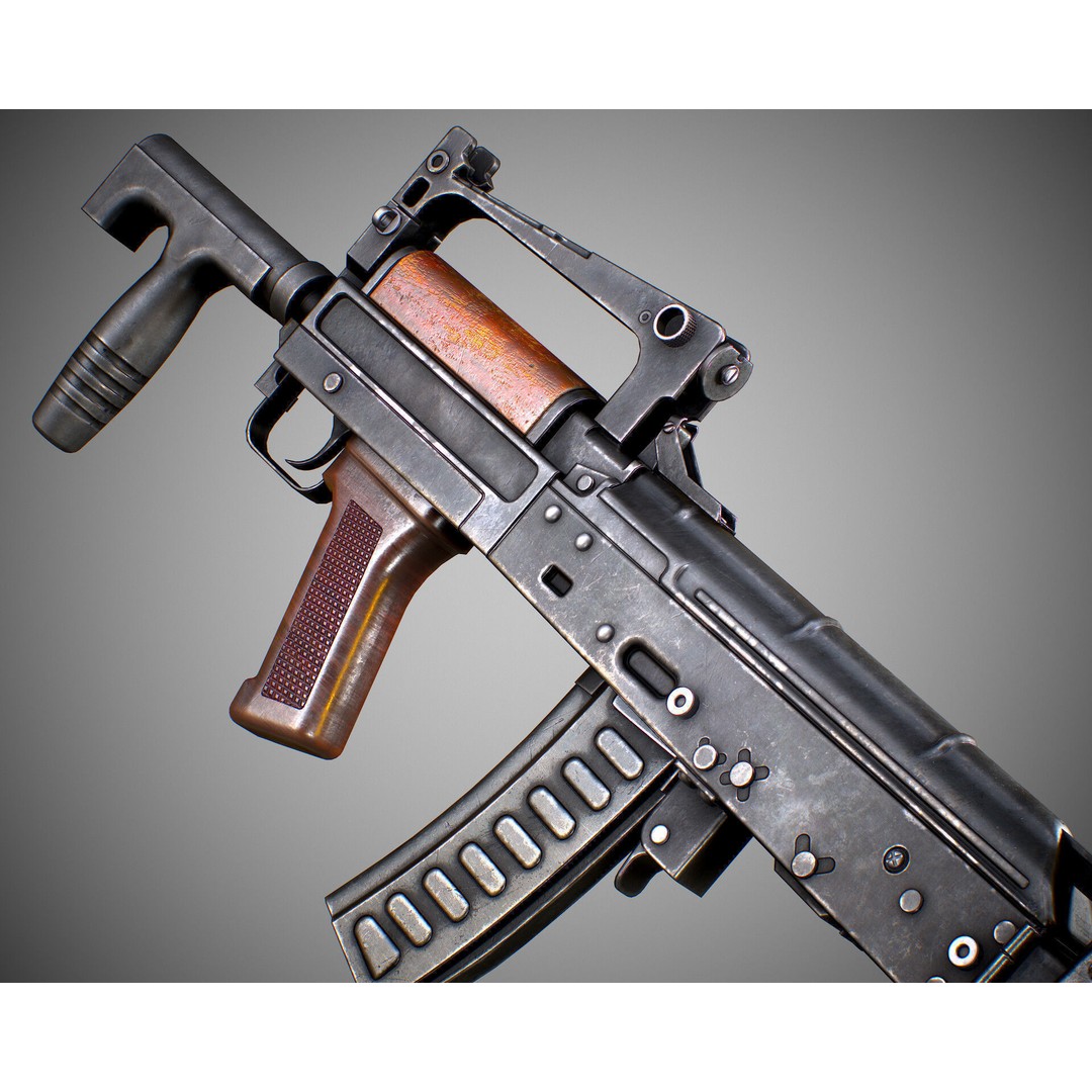 AAA Weapon Pack 3D Model – Game Ready Low Poly PBR Asset, FBX - View 22