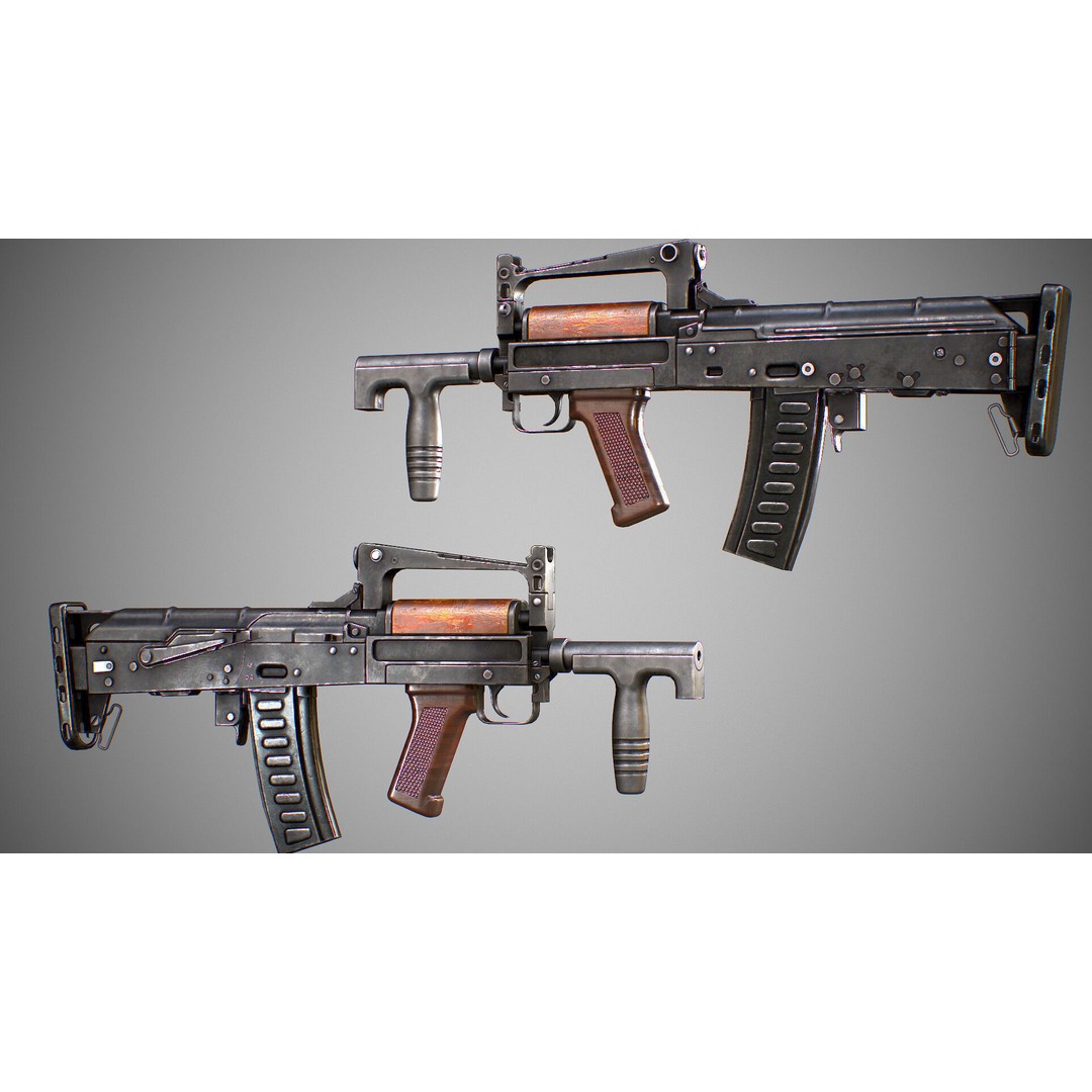 AAA Weapon Pack 3D Model – Game Ready Low Poly PBR Asset, FBX - View 25