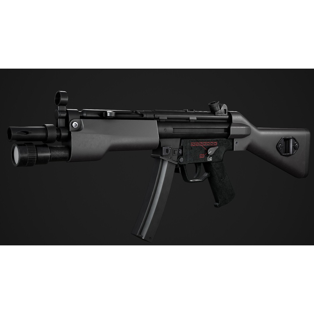 AAA Weapon Pack 3D Model – Game Ready Low Poly PBR Asset, FBX - View 30