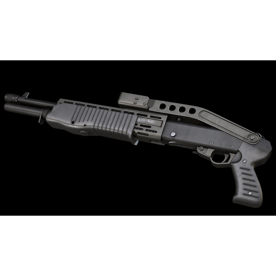 AAA Weapon Pack 3D Model – Game Ready Low Poly PBR Asset, FBX - View 34