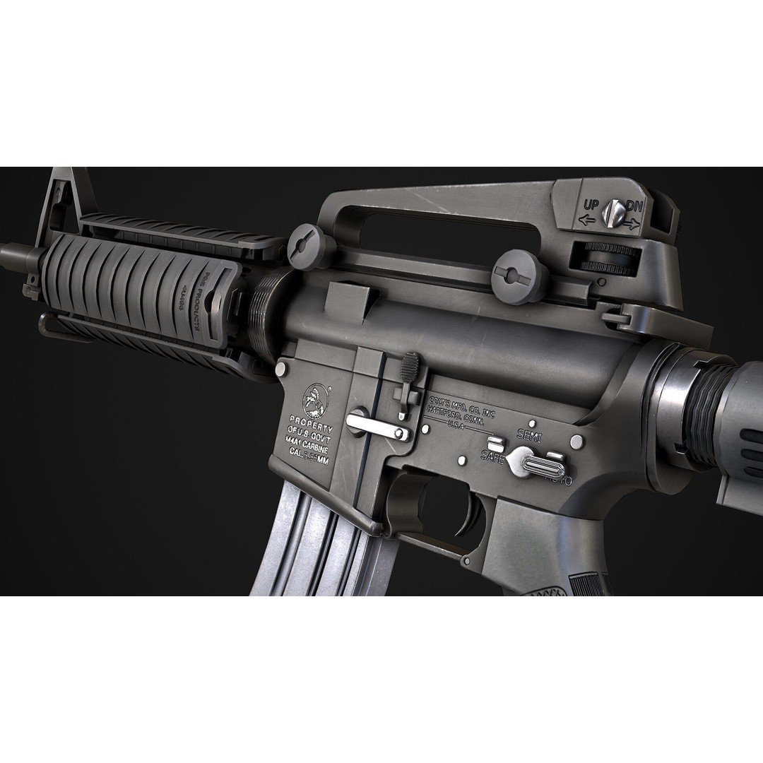 AAA Weapon Pack 3D Model – Game Ready Low Poly PBR Asset, FBX - View 37