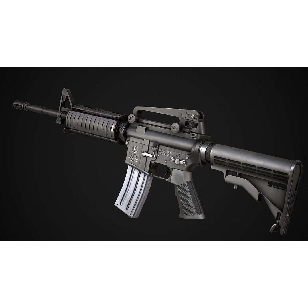 AAA Weapon Pack 3D Model – Game Ready Low Poly PBR Asset, FBX - View 40