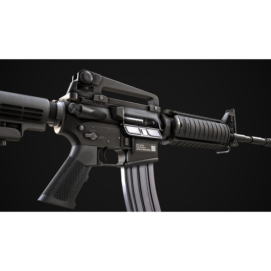 AAA Weapon Pack 3D Model – Game Ready Low Poly PBR Asset, FBX - View 43
