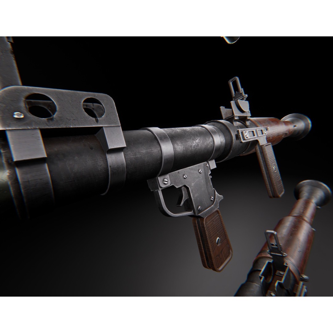AAA Weapon Pack 3D Model – Game Ready Low Poly PBR Asset, FBX - View 46