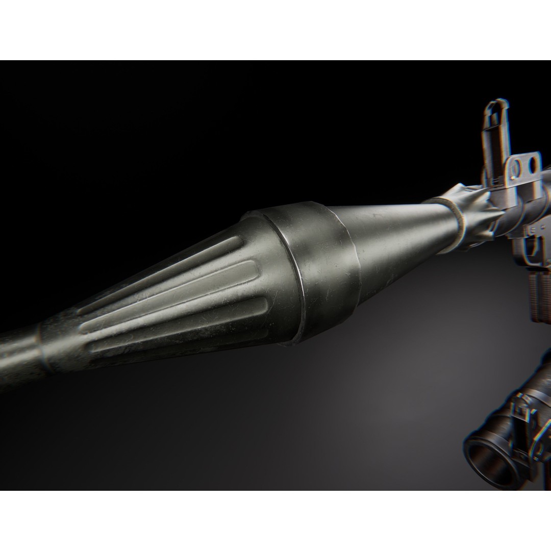 AAA Weapon Pack 3D Model – Game Ready Low Poly PBR Asset, FBX - View 47