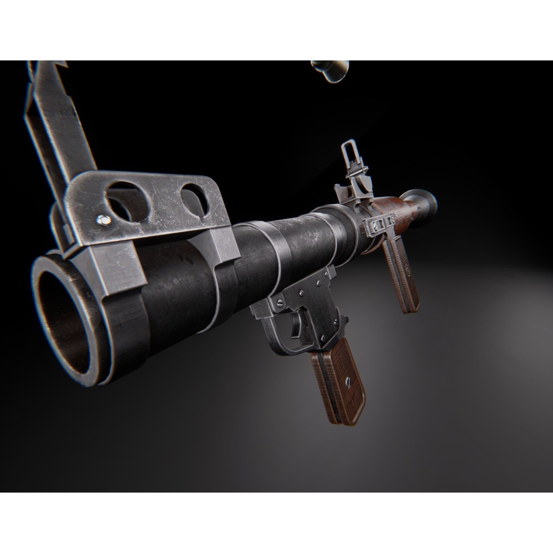 AAA Weapon Pack 3D Model – Game Ready Low Poly PBR Asset, FBX - View 48