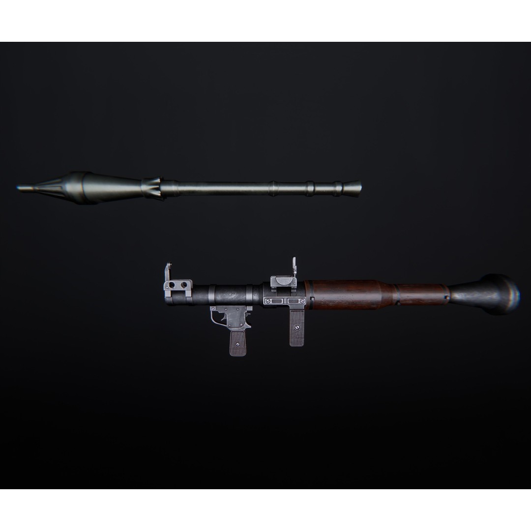 AAA Weapon Pack 3D Model – Game Ready Low Poly PBR Asset, FBX - View 51