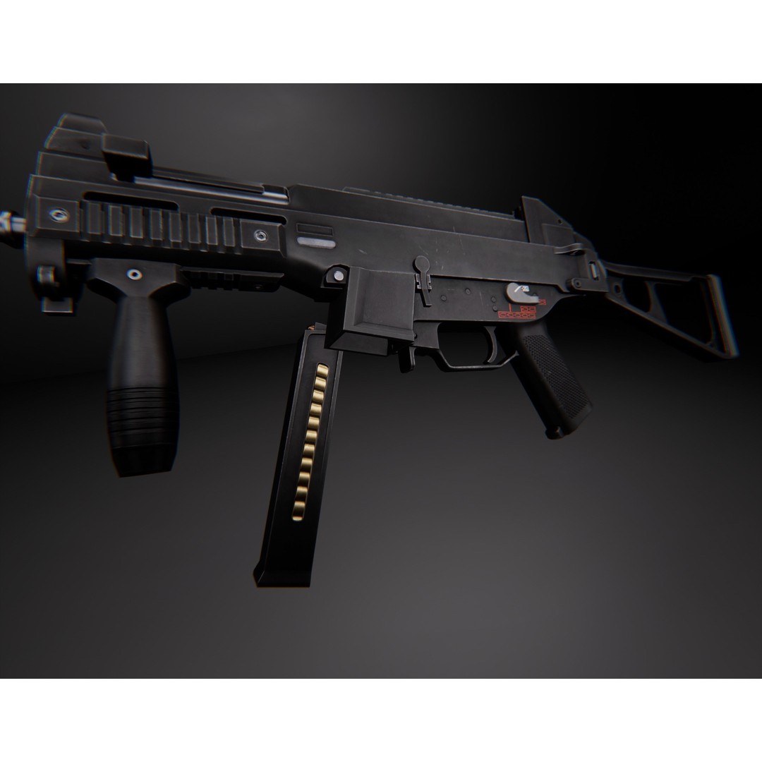 AAA Weapon Pack 3D Model – Game Ready Low Poly PBR Asset, FBX - View 54