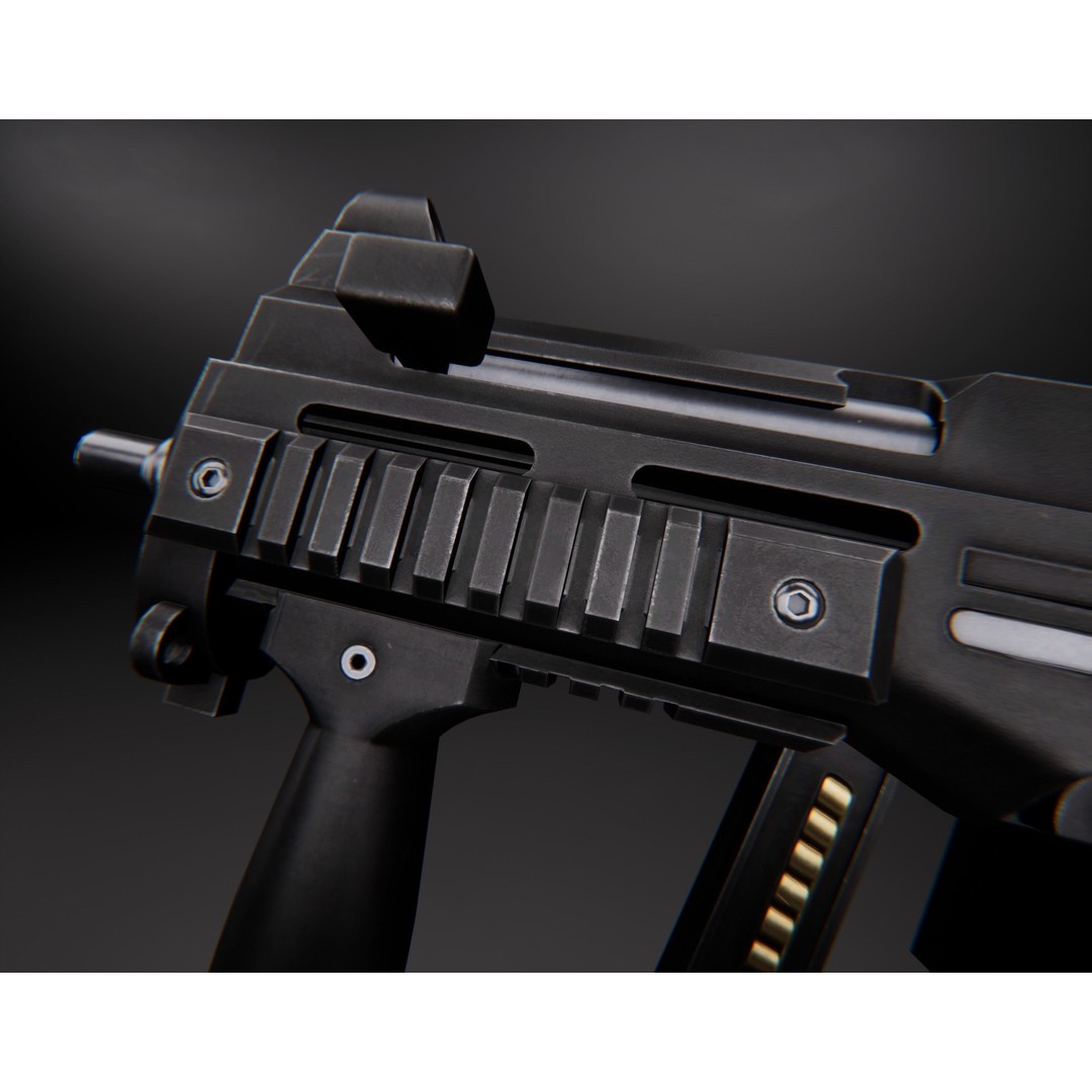 AAA Weapon Pack 3D Model – Game Ready Low Poly PBR Asset, FBX - View 55