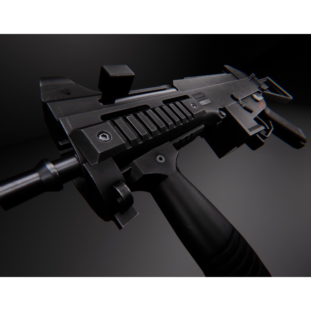 AAA Weapon Pack 3D Model – Game Ready Low Poly PBR Asset, FBX - View 56