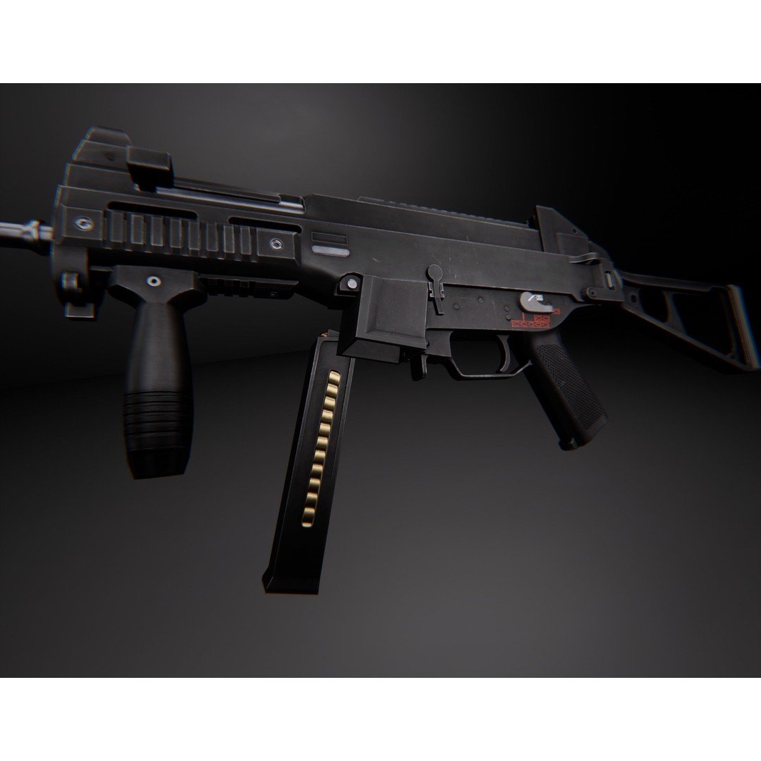 AAA Weapon Pack 3D Model – Game Ready Low Poly PBR Asset, FBX - View 57